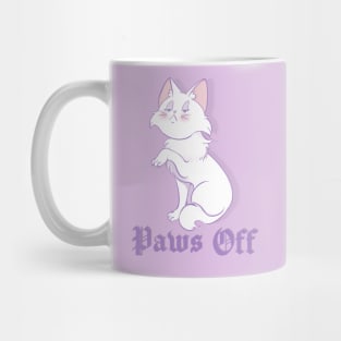 Paws Off Snob Cat Mug